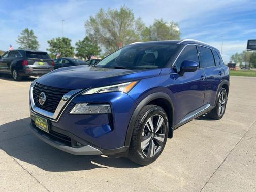 Blue 2021 Nissan Rogue SL