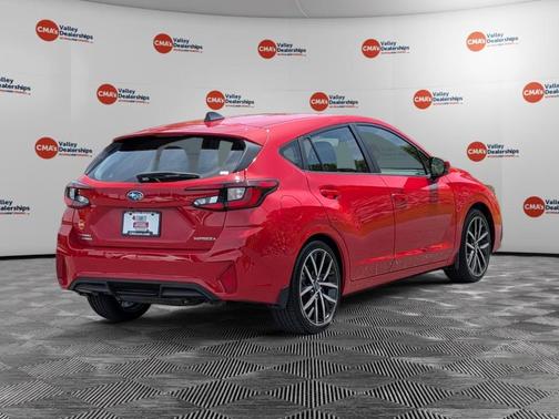 Pure Red 2025 Subaru Impreza Sport