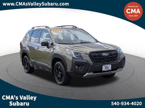 Autumn Green Metallic 2023 Subaru Forester Wilderness