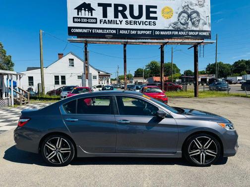 Modern Steel Metallic 2017 Honda Accord Sport