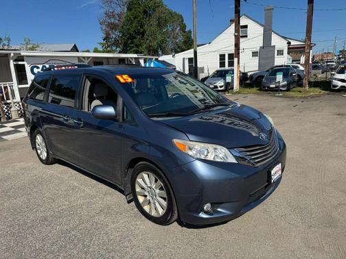 Blue 2015 Toyota Sienna XLE