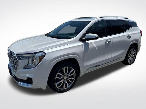 White Frost Tricoat 2023 GMC Terrain Denali