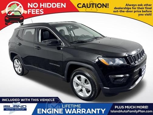 Diamond Black Crystal Pearlcoat 2021 Jeep Compass Latitude