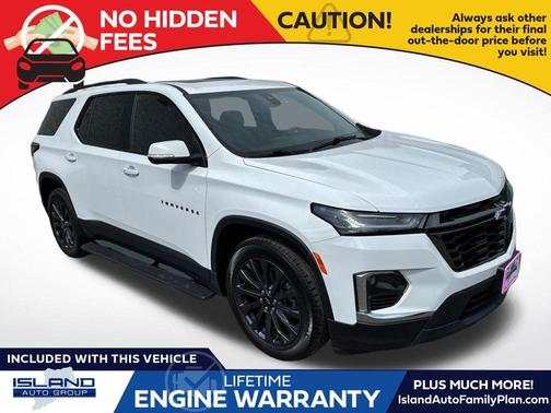 Summit White 2023 Chevrolet Traverse RS