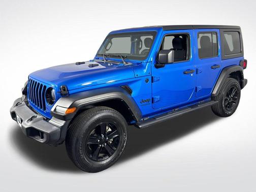Hydro Blue Pearlcoat 2022 Jeep Wrangler Unlimited Sport Altitude
