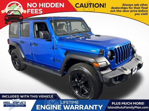 Hydro Blue Pearlcoat 2022 Jeep Wrangler Unlimited Sport Altitude