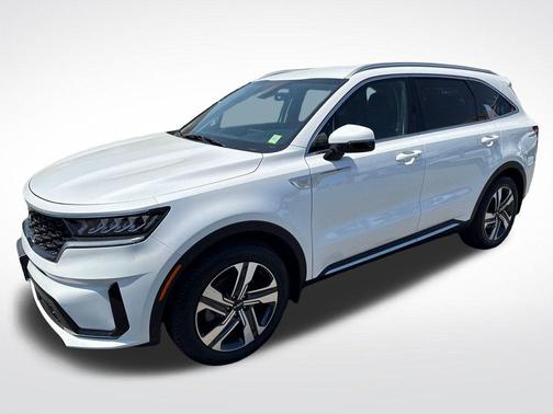 Snow White Pearl 2023 Kia Sorento Hybrid EX