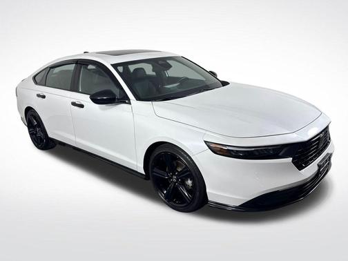 White 2024 Honda Accord Hybrid Sport-L