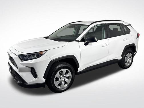 Super White 2021 Toyota RAV4 LE