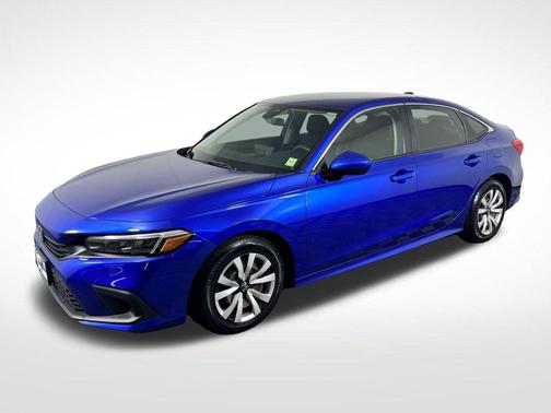 Aegean Blue Metallic 2022 Honda Civic LX