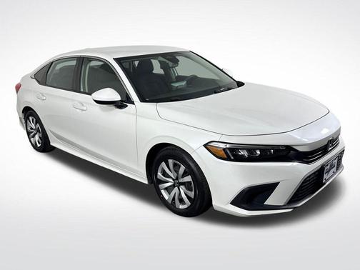 Platinum White Pearl 2023 Honda Civic LX