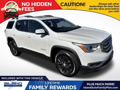 White Frost Tricoat 2018 GMC Acadia SLT-1
