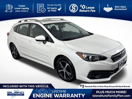 Crystal White Pearl 2023 Subaru Impreza Premium