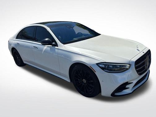 White 2023 Mercedes-Benz S-Class 4MATIC