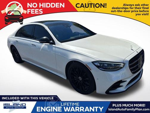 White 2023 Mercedes-Benz S-Class 4MATIC