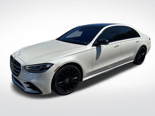 White 2023 Mercedes-Benz S-Class 4MATIC