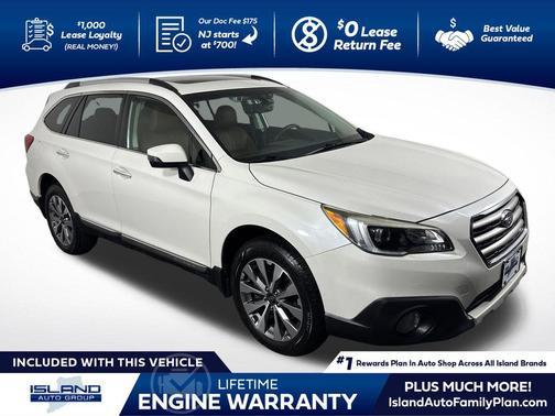 Crystal White Pearl 2017 Subaru Outback 3.6R Touring