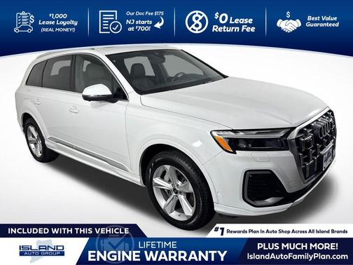 White 2025 Audi Q7 45 Premium