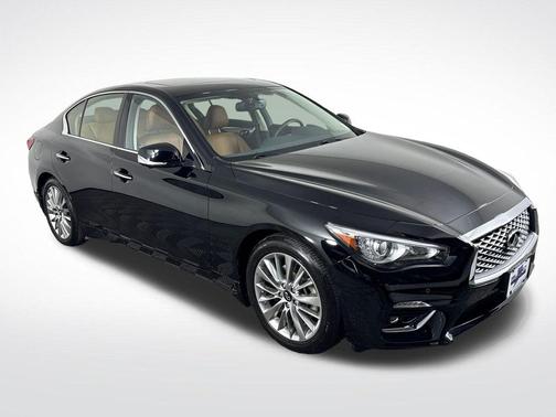 Black Obsidian 2023 INFINITI Q50 3.0t LUXE