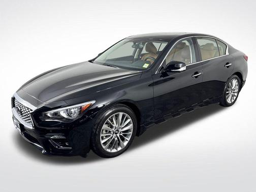 Black Obsidian 2023 INFINITI Q50 3.0t LUXE
