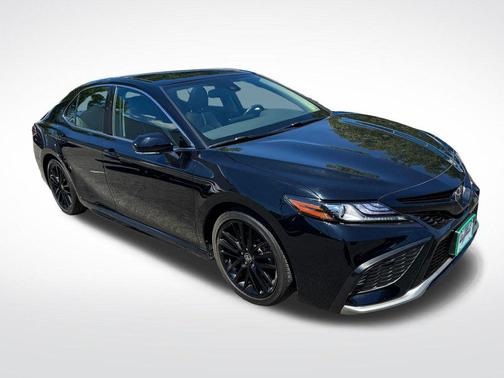 Midnight Black Metallic 2021 Toyota Camry XSE