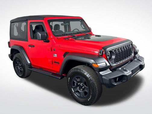 Firecracker Red Clearcoat 2025 Jeep Wrangler Sport