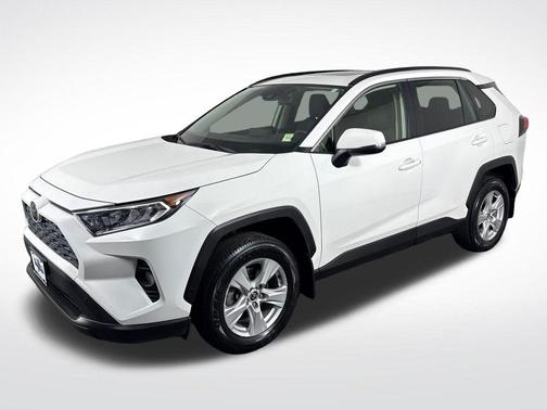 Super White 2021 Toyota RAV4 XLE