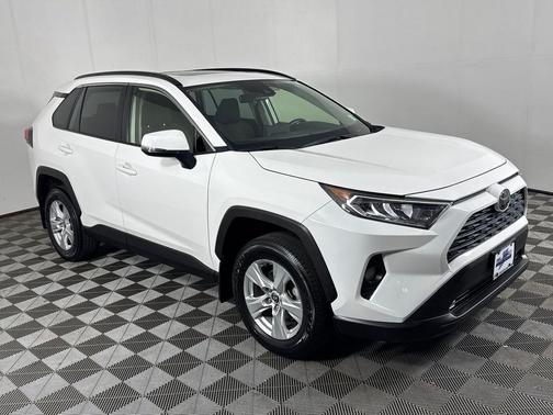 Super White 2021 Toyota RAV4 XLE