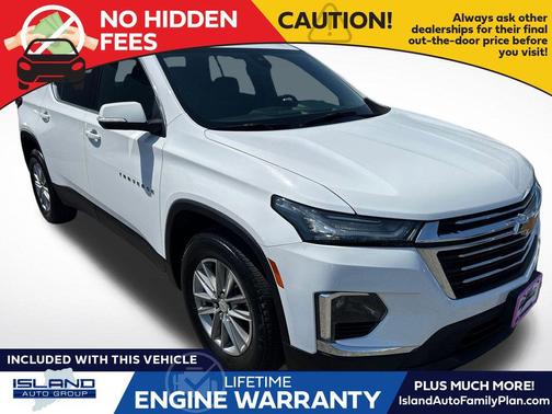 Summit White 2023 Chevrolet Traverse LT Cloth