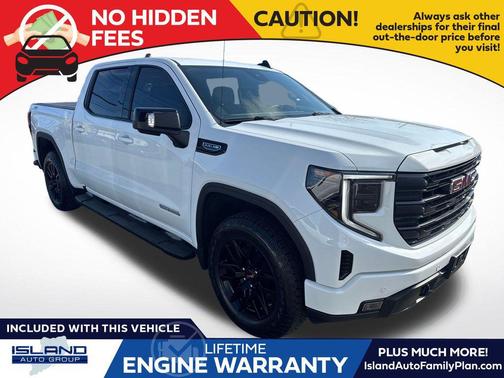 Summit White 2024 GMC Sierra 1500 Elevation