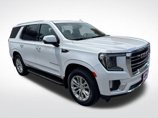 White Frost Tricoat 2023 GMC Yukon SLT