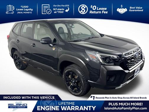Crystal Black Silica 2023 Subaru Forester Wilderness