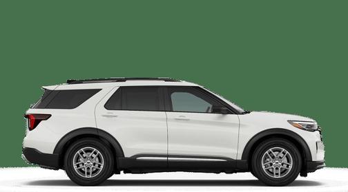 Star White Metallic Tri-Coat 2026 Ford Explorer Active