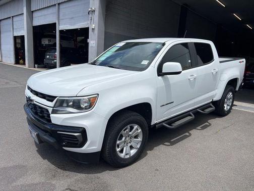 Summit White 2022 Chevrolet Colorado LT