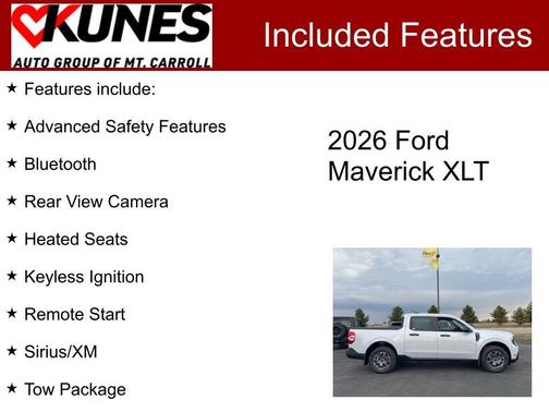 Space White Metallic 2026 Ford Maverick XLT