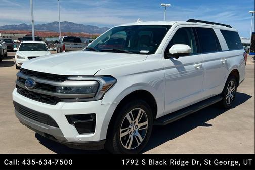 Star White Metallic Tri-Coat 2024 Ford Expedition Max XLT