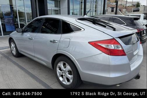 Alabaster Silver Metallic 2010 Honda Accord Crosstour EX-L