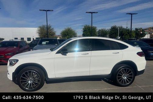 Polar White 2021 Mercedes-Benz GLC 300 4MATIC Coupe