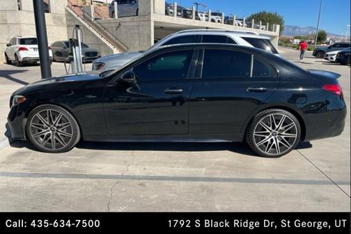 Black 2023 Mercedes-Benz AMG C 43 4MATIC