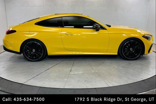 Sun Yellow 2026 Mercedes-Benz CLE 300 4MATIC Coupe