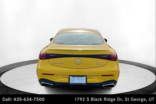 Sun Yellow 2026 Mercedes-Benz CLE 300 4MATIC Coupe