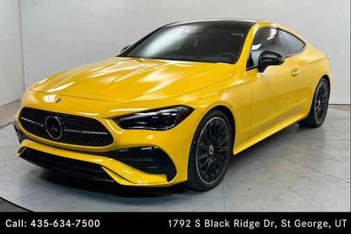 Sun Yellow 2026 Mercedes-Benz CLE 300 4MATIC Coupe