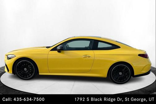 Sun Yellow 2026 Mercedes-Benz CLE 300 4MATIC Coupe