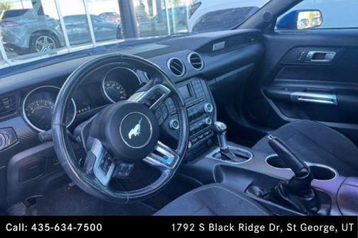 Lightning Blue Metallic 2018 Ford Mustang EcoBoost