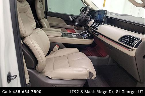 Pristine White Metallic Tri-Coat 2024 Lincoln Navigator Reserve