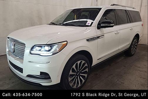 Pristine White Metallic Tri-Coat 2024 Lincoln Navigator Reserve