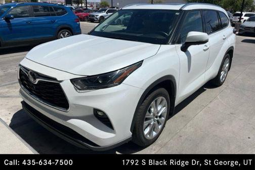 Wind Chill Pearl 2022 Toyota Highlander Limited