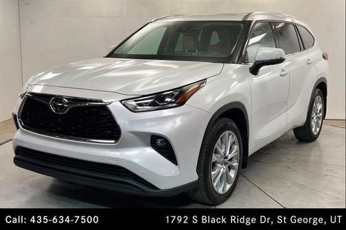 Wind Chill Pearl 2022 Toyota Highlander Limited