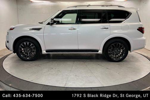 Aspen White Tricoat 2023 Nissan Armada Platinum 4WD