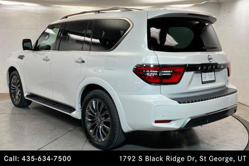 Aspen White Tricoat 2023 Nissan Armada Platinum 4WD